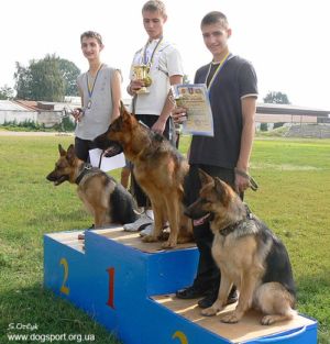 Призери змагань з тріалу. Юнаки: 1 місце - Савель'єв Микита; 2 місце - Товстоп'ят Олександр; 3 місце - Кікоть Тарас