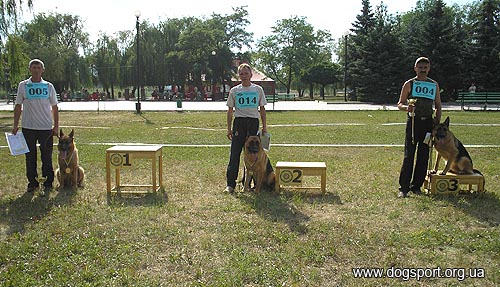 Робочий клас, пси. 1 відмінно - Цито Аус дер Кляйн Цвінгер (вл. Ганжела В., с.Вільне), 2 відмінно - Xano z Dalevoy Zemly (вл. Патер А, м.Старобільськ), 1 дуже добре - Патрі Форст Хаус Райс (вл. Левченко Г, м.Маріуполь)