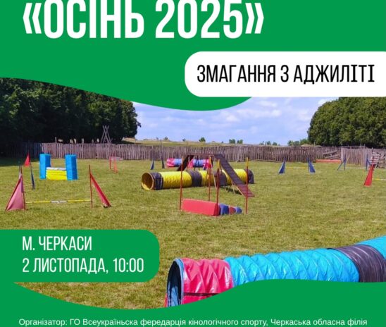 Клубний турнір з аджиліті “Осінь-2025” 02.11.2025