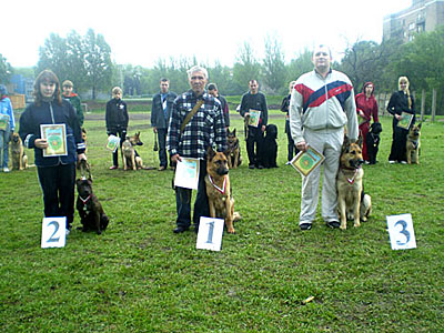 Клубні змагання за програмою "Пошуковий собака" 09.05.2009